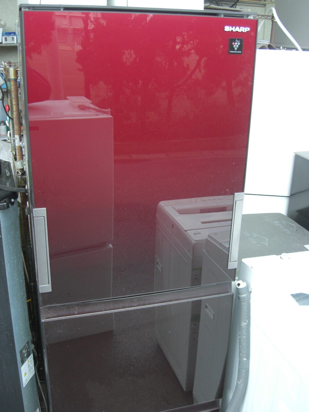 (2026.01.10買取)シャープ 3ドア冷蔵庫350L 2020年製 SJ-GW35F-R